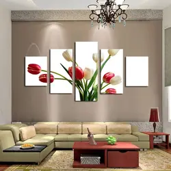 Flower posters for living room interior