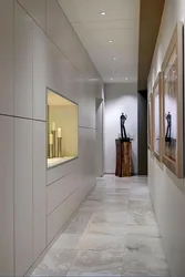 White marble in the hallway interior