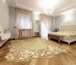 Light Carpet In The Bedroom Interior