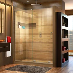 Shower Doors In The Bathroom Interior