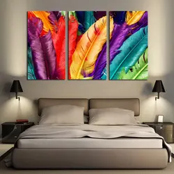 Abstract Painting For Bedroom Interior