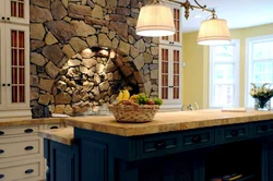 Kitchen interior design with decorative elements