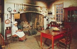 Інтэр'ер кухні з веку ў век