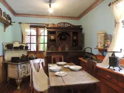 Kitchen interior from century to century