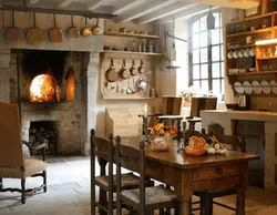 Kitchen interior from century to century