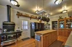Kitchen interior from century to century