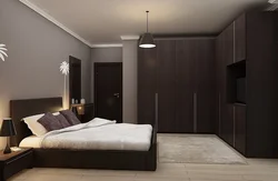 Bedroom Interior Dark Or Light Floor