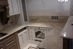 Salamanca Marble Countertop In The Kitchen Interior