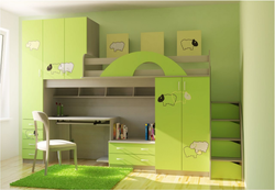 Мебель для детской в интерьере кухни
