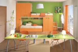 Мебель для детской в интерьере кухни
