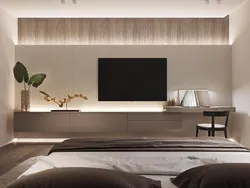 TV Stand In The Bedroom Interior