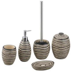 Ceramic Accessories For The Bathroom In The Interior