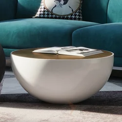 Round Coffee Tables In The Living Room Interior