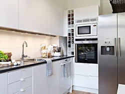 Холодильник И Плита В Интерьере На Кухне