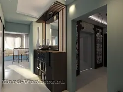 Three-room hallway design