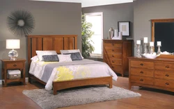 Oak bedroom design