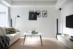 Empty living room design