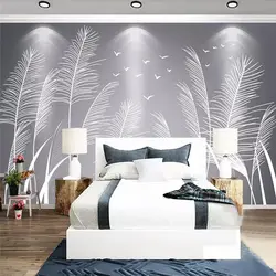 Feather bedroom design