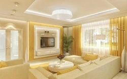 Солнечный дизайн гостиной