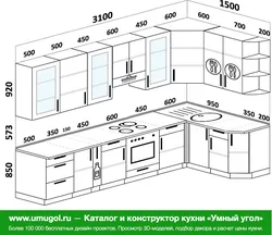 Kitchen design dimensions