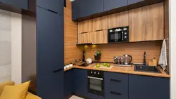 Slanted kitchen design