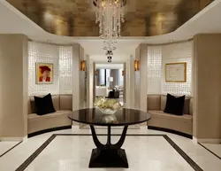 Oval living room design