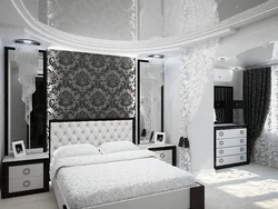 Дизайн спальни серебро