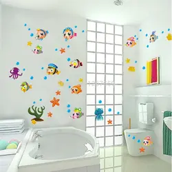Bathroom design stickers