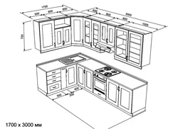 Дызайн кухні 1700