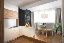 Euro one-room kitchen design