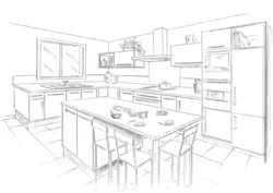 Kitchen Design Drawing