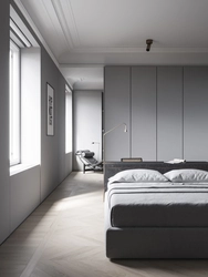 Bedroom Design Gray Wardrobe