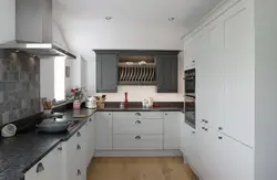 Серая кухня дизайн окна