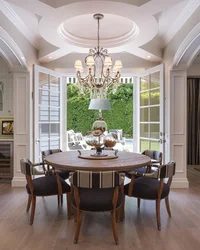 Round Kitchen Living Room Design