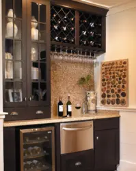 Wine design in the kitchen