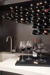 Wine design in the kitchen