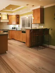 Kitchen design wood floor
