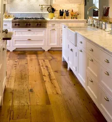 Kitchen design wood floor