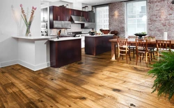Kitchen design wood floor