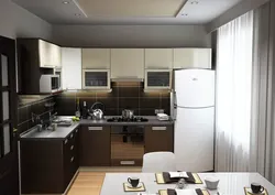 Дизайн панелями маленькой кухни