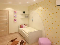 Недорогой дизайн детской спальни