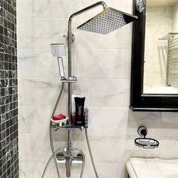 Watering can in bathroom design