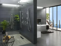 Bathroom design chrome