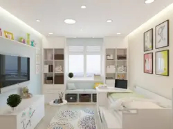 Square children's bedroom design