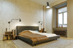 Bedroom design with pipes
