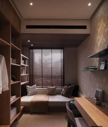 Men's bedroom office design