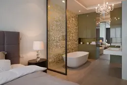 Дызайн ваннай гасцінай спальні