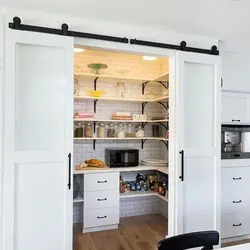 Kitchen Design Door In The Middle