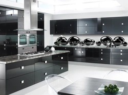 Кухни дизайн модерн черный