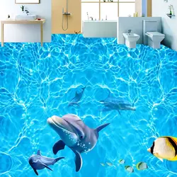 Bathroom design with self-adhesive film
